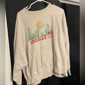 AE oversized crew neck sweatshirt